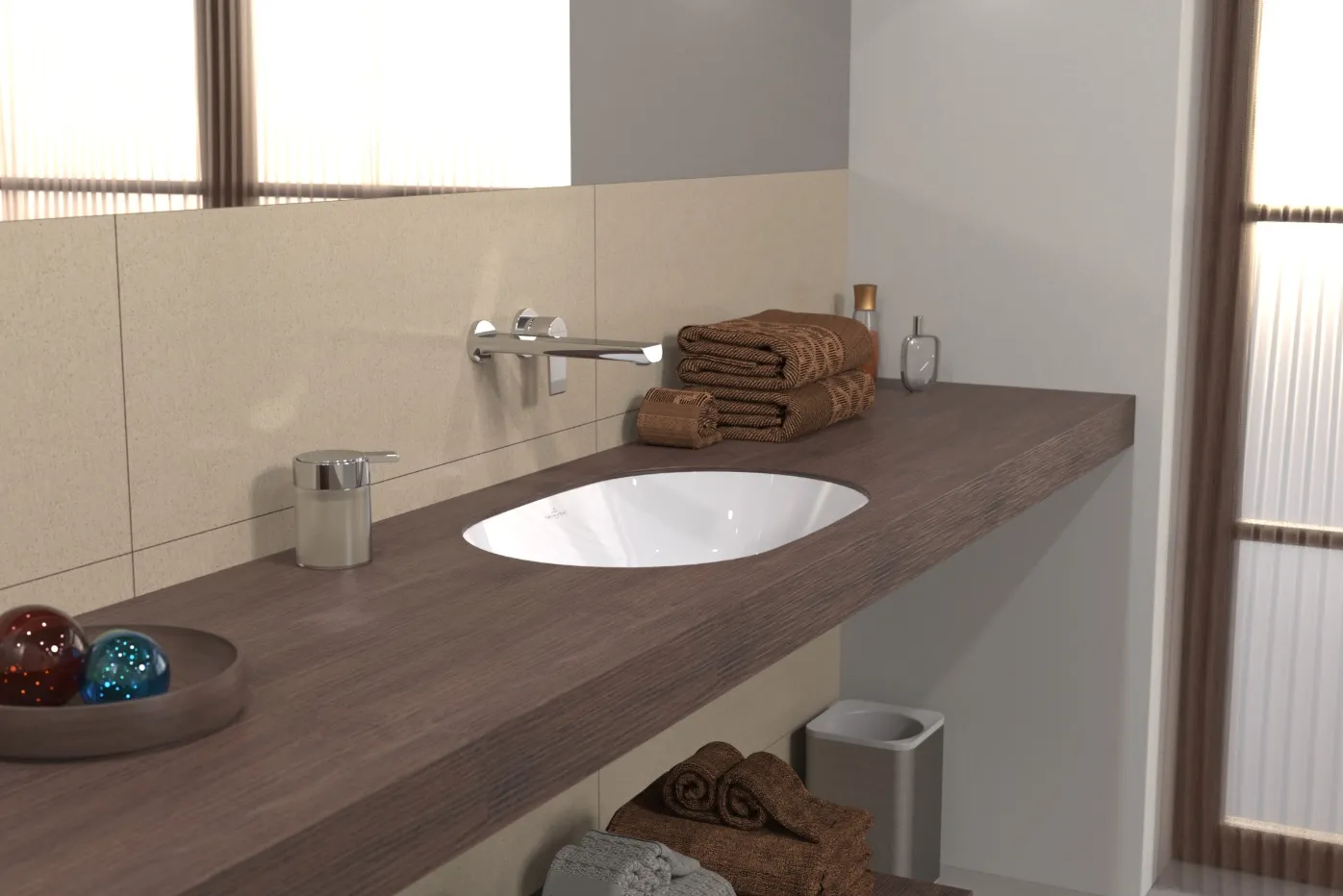 Lavoar încastrat în blat Villeroy & Boch Architectura 570 - 375 mm (5A766001)