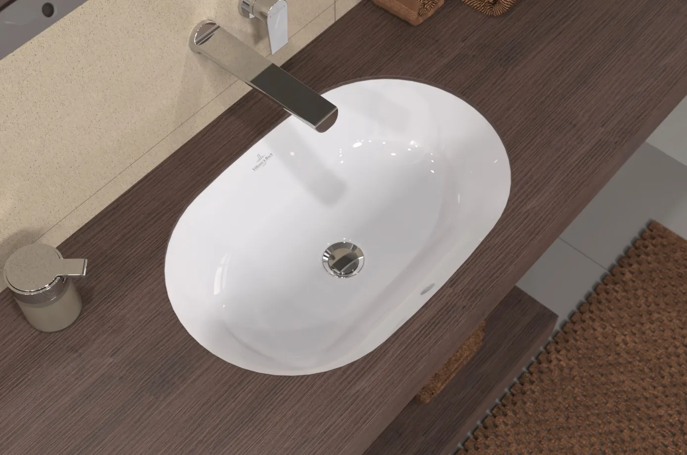 Lavoar încastrat în blat Villeroy & Boch Architectura 570 - 375 mm (5A766001)