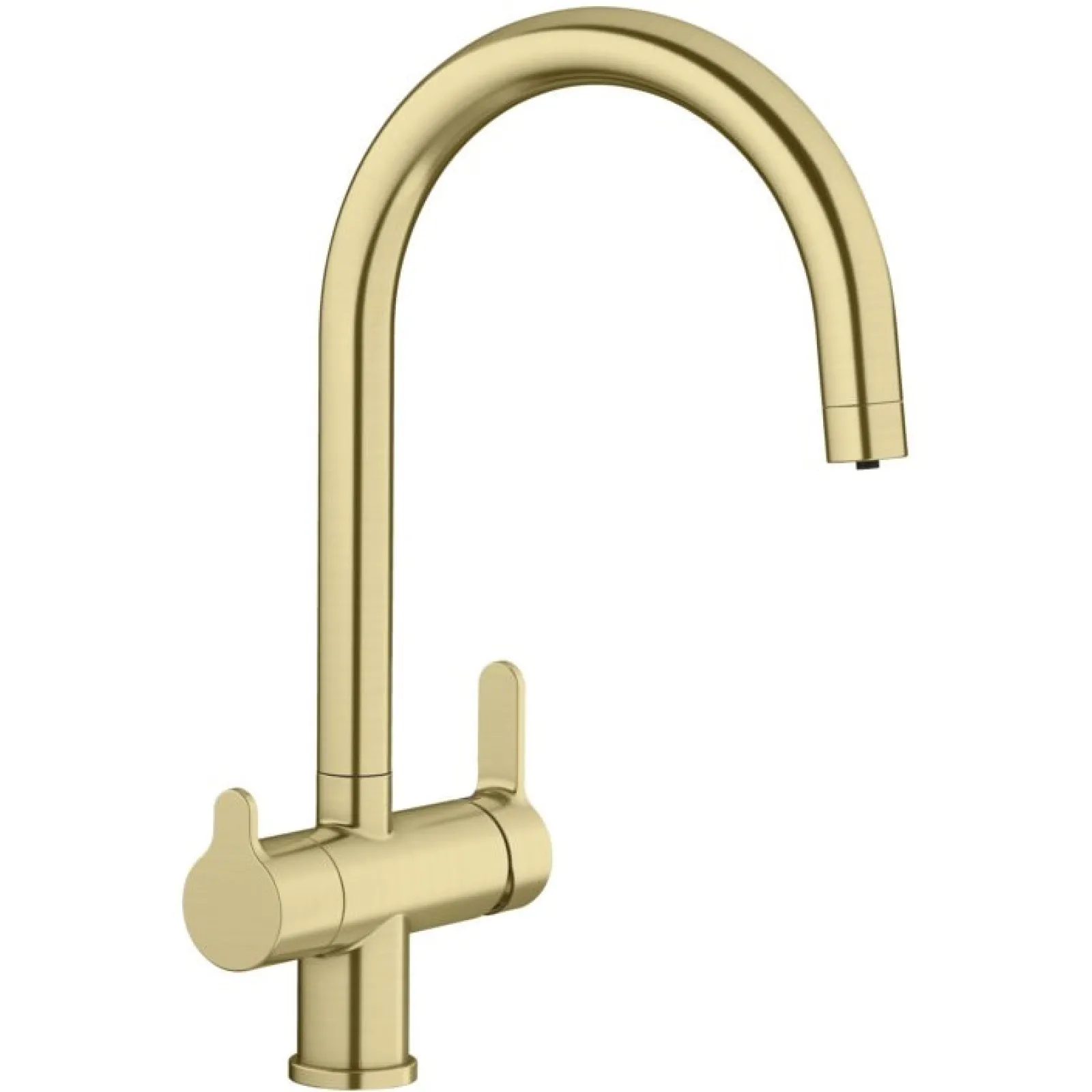 Baterie de bucătărie 3 în 1 Blanco Trima RH HP (Satin Gold), pentru filtru de apă, presiune înaltă
