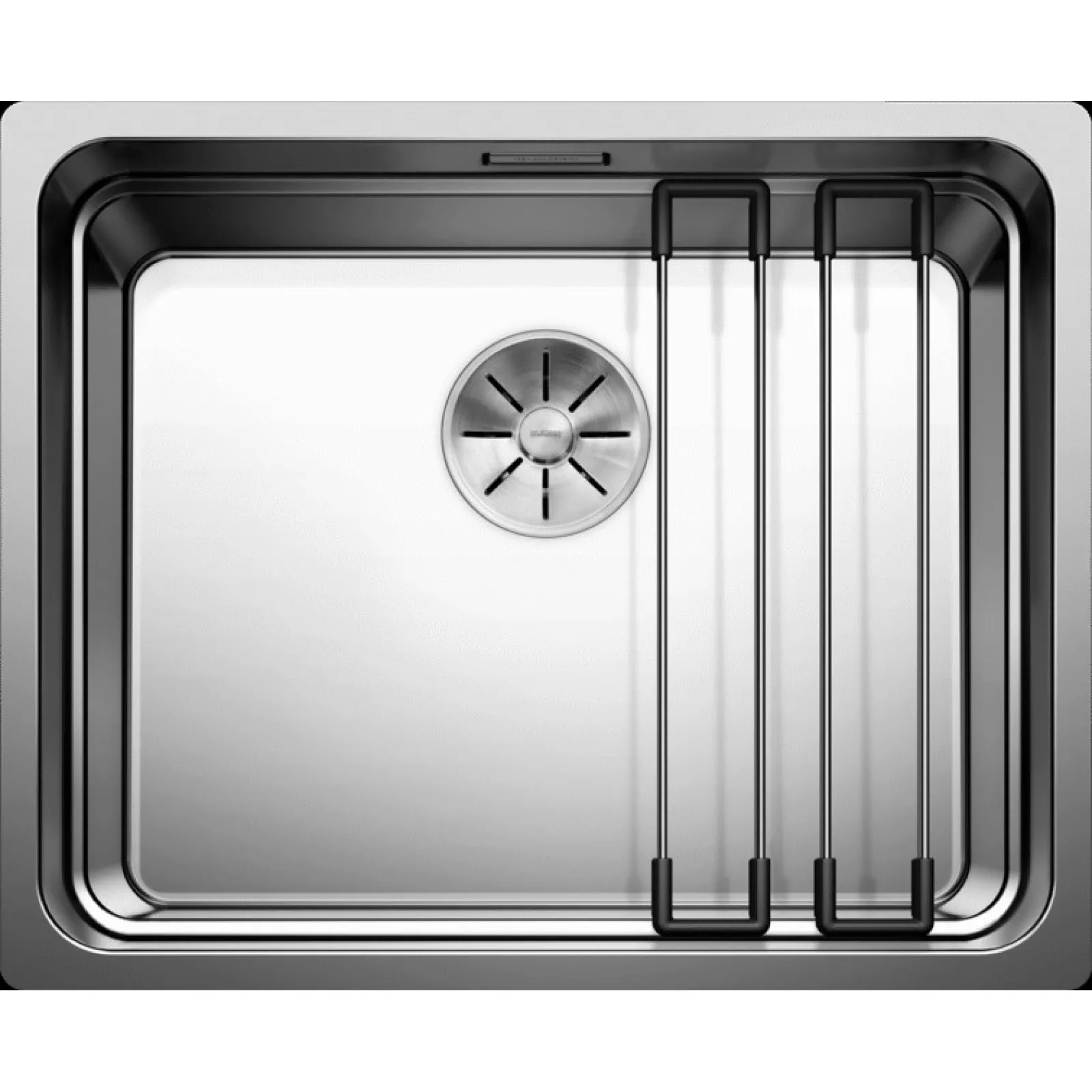 Chiuvetă de bucătărie din inox Blanco Etagon 500-U (Inox), cu șine multifuncționale, montare sub blat