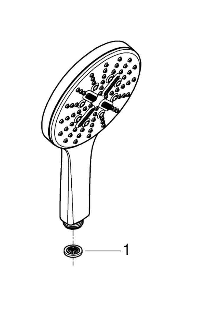 Set sistem de duș cu montaj pe perete Grohe Rainshower SmartActive 310 cu baterie termostatică, duș fix Rainshower Mono 310 și duș de mână Rainshower SmartActive 130 (26647000)