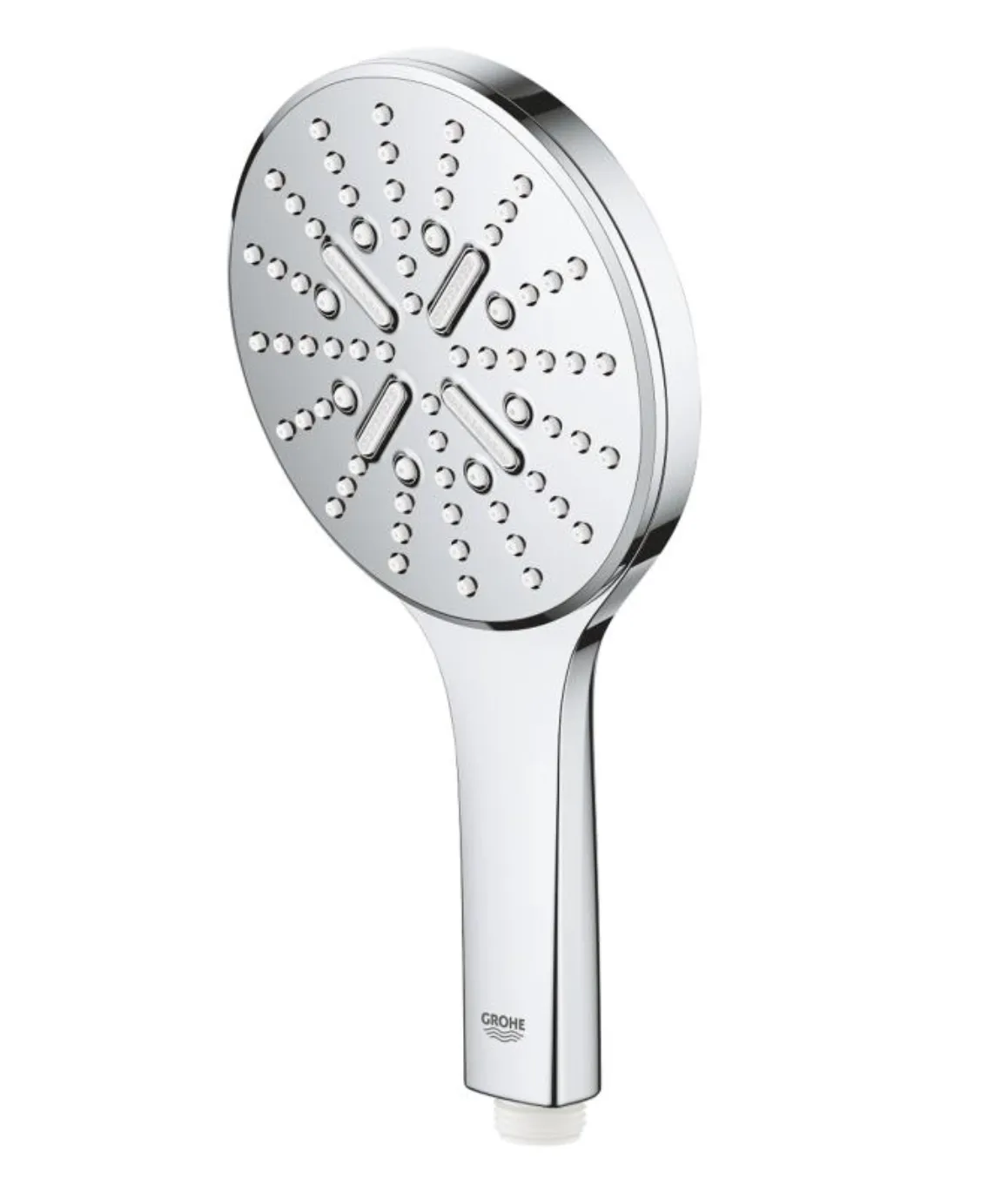 Set sistem de duș cu montaj pe perete Grohe Rainshower SmartActive 310 cu baterie termostatică, duș fix Rainshower Cosmopolitan 310 și duș de mână Rainshower SmartActive 130 (27966001)