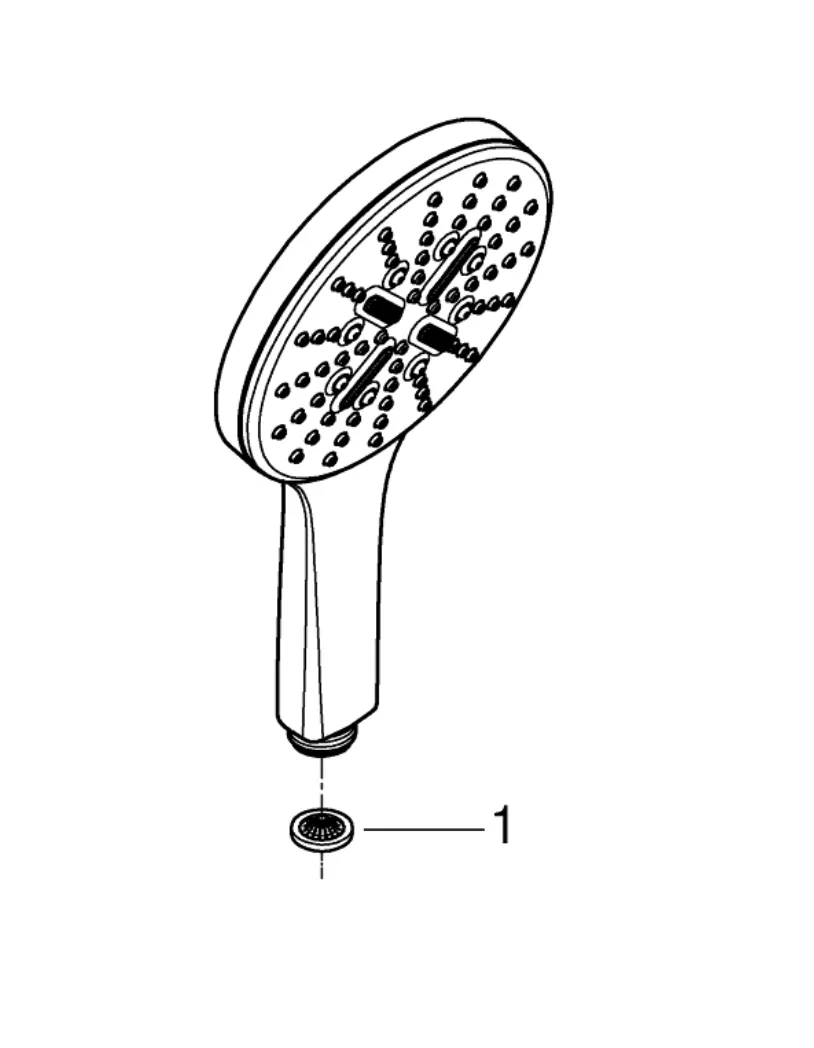 Set sistem de duș cu montaj pe perete Grohe Rainshower SmartActive 310 cu baterie termostatică, duș fix Rainshower Cosmopolitan 310 și duș de mână Rainshower SmartActive 130 (27966001)
