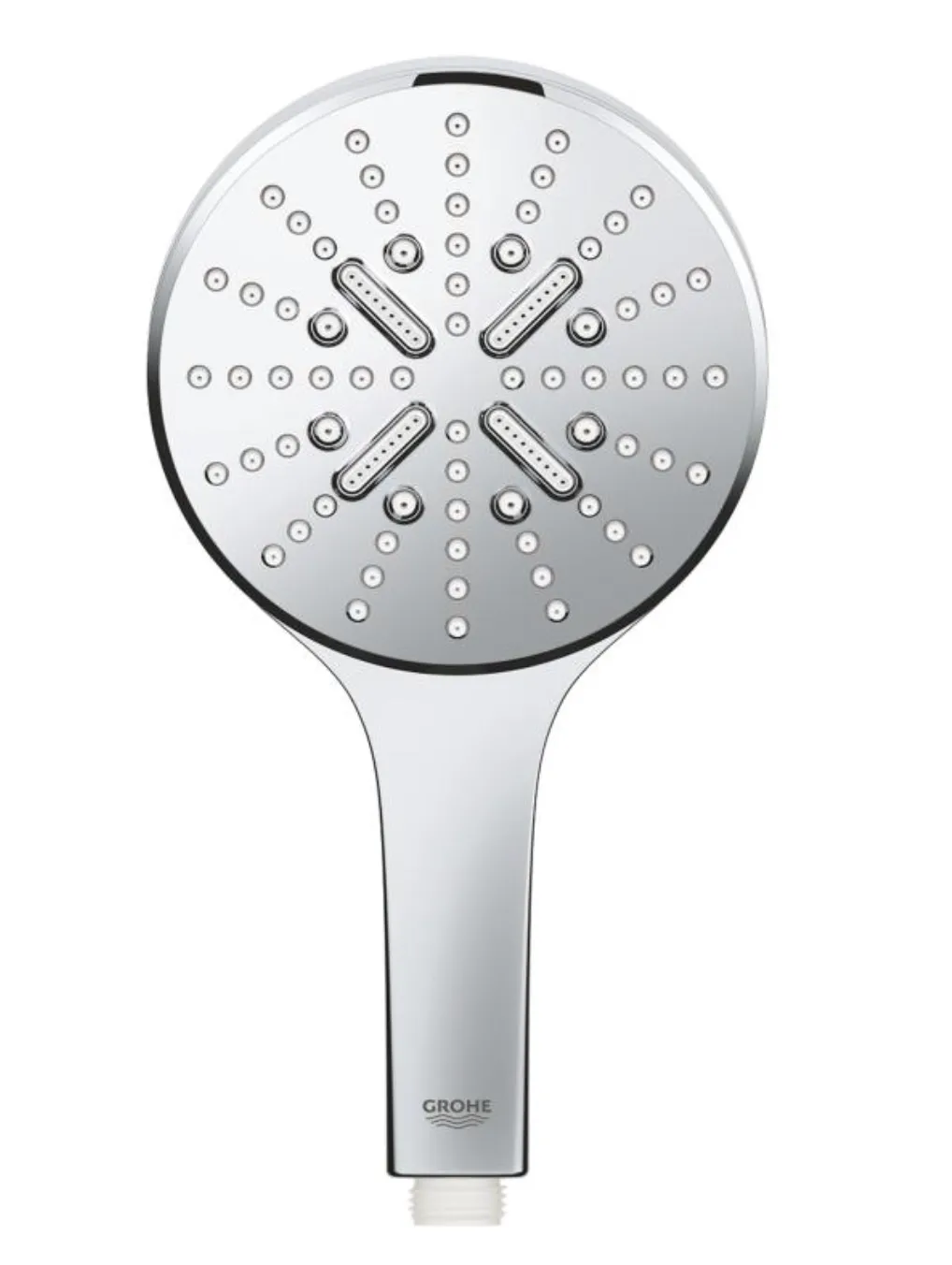 Set sistem de duș cu montaj pe perete Grohe Rainshower SmartActive 310 cu baterie termostatică, duș fix Rainshower Mono 310 și duș de mână Rainshower SmartActive 130 (26647000)