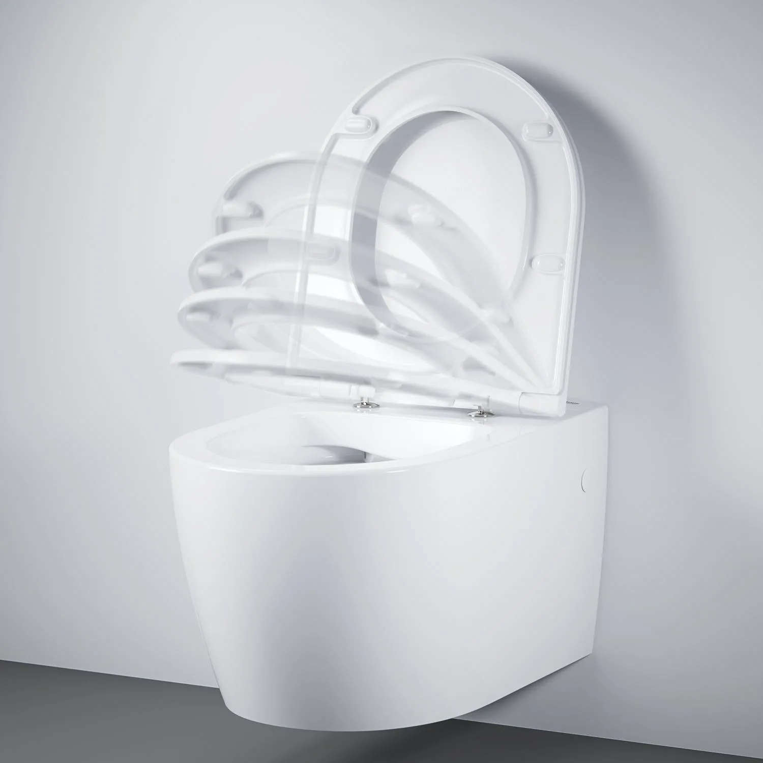 Set Grohe Solido: instalație încastrată, rezervor încastrat, placă de acționare, vas WC suspendat și capac WC cu închidere lentă Soft Close (102514SH00).