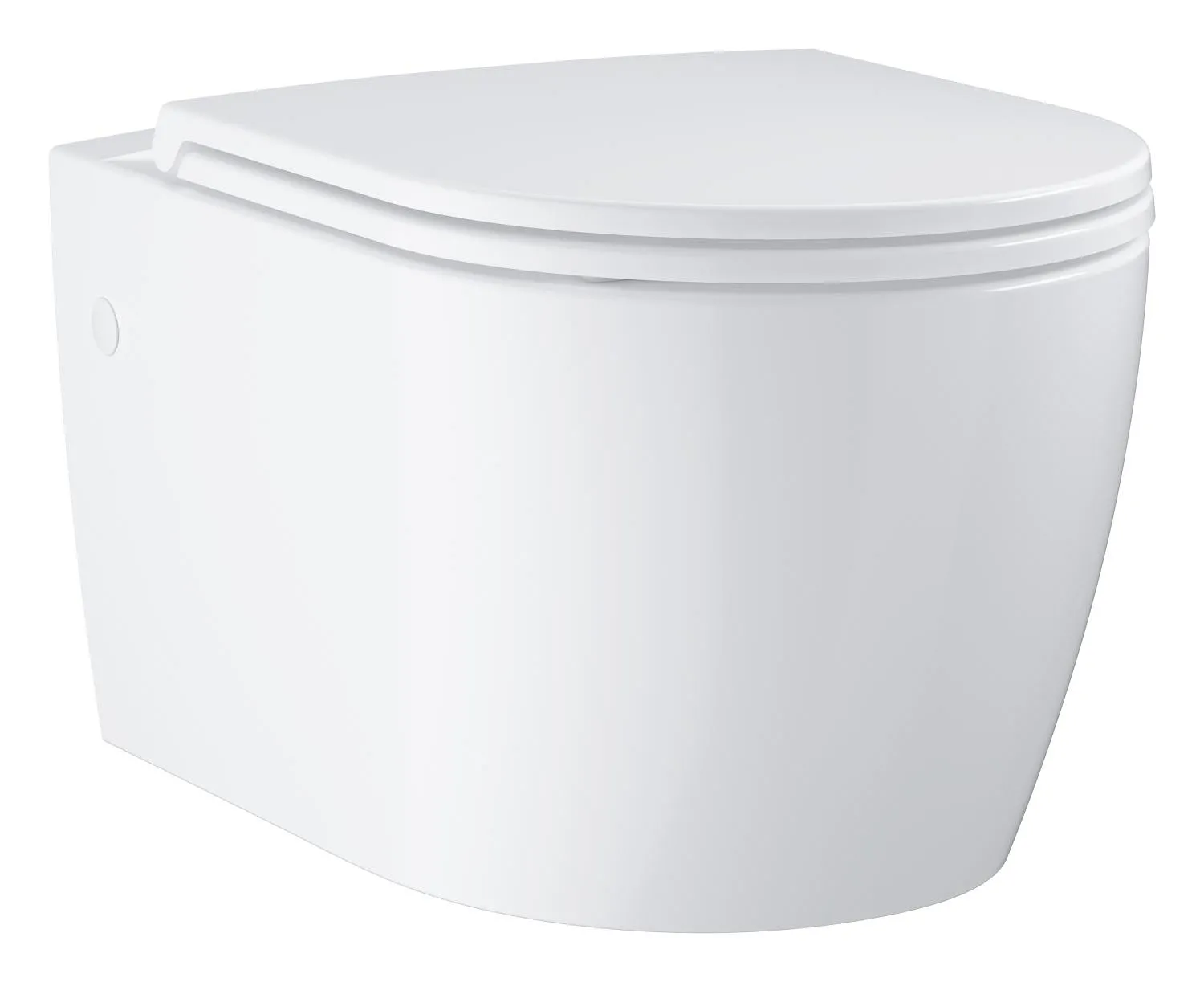 Set Grohe Solido: instalație încastrată, rezervor încastrat, placă de acționare, vas WC suspendat și capac WC cu închidere lentă Soft Close (102514SH00).