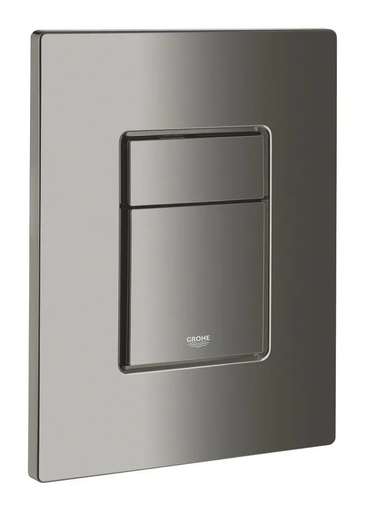 Set de instalare: Ramă pentru instalare WC Grohe Rapid SL 38772001, clapeta actionare inclusa Dark Grey + Vas WC suspendat Devit Flow cu capac Soft-Close Vortex Flush DFL0460111W