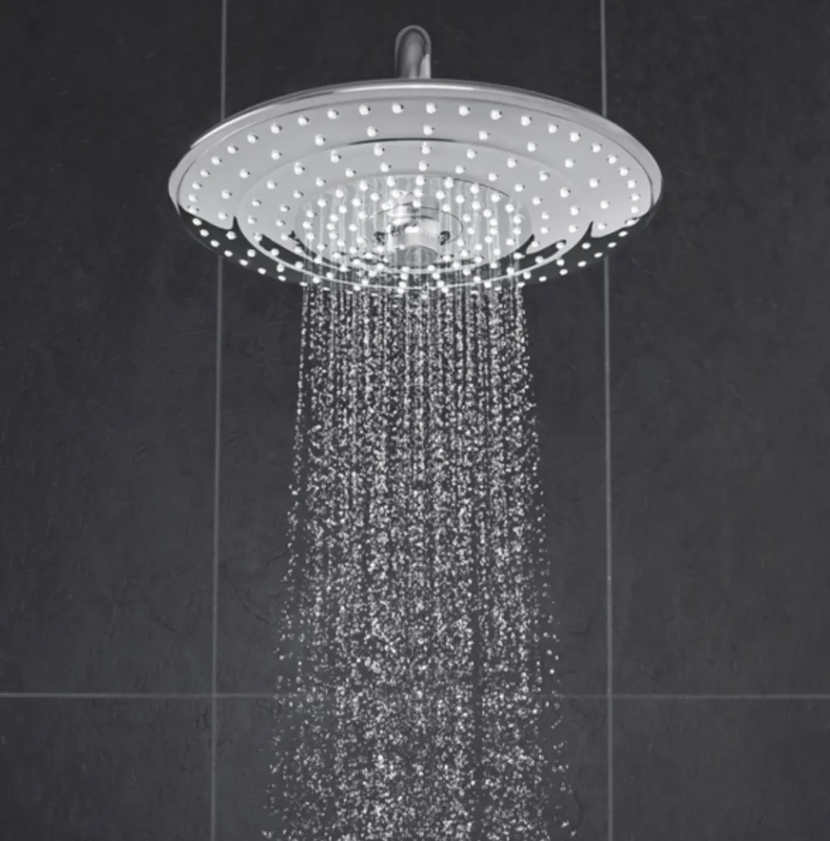 Set sistem de duș cu montaj pe perete Grohe Euphoria System 260 cu baterie termostatică, duș fix și duș de mână (27296003)