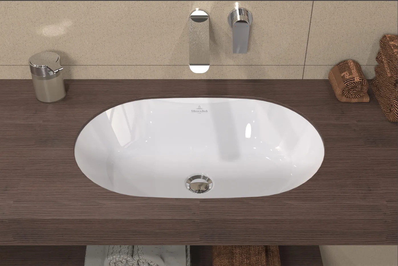 Lavoar încastrat în blat Villeroy & Boch Architectura 570 - 375 mm (5A766001)