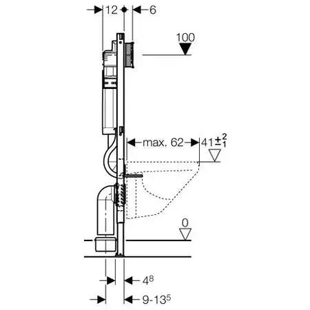 Instalarea Geberit Duofix UP320 pentru closet suspendat