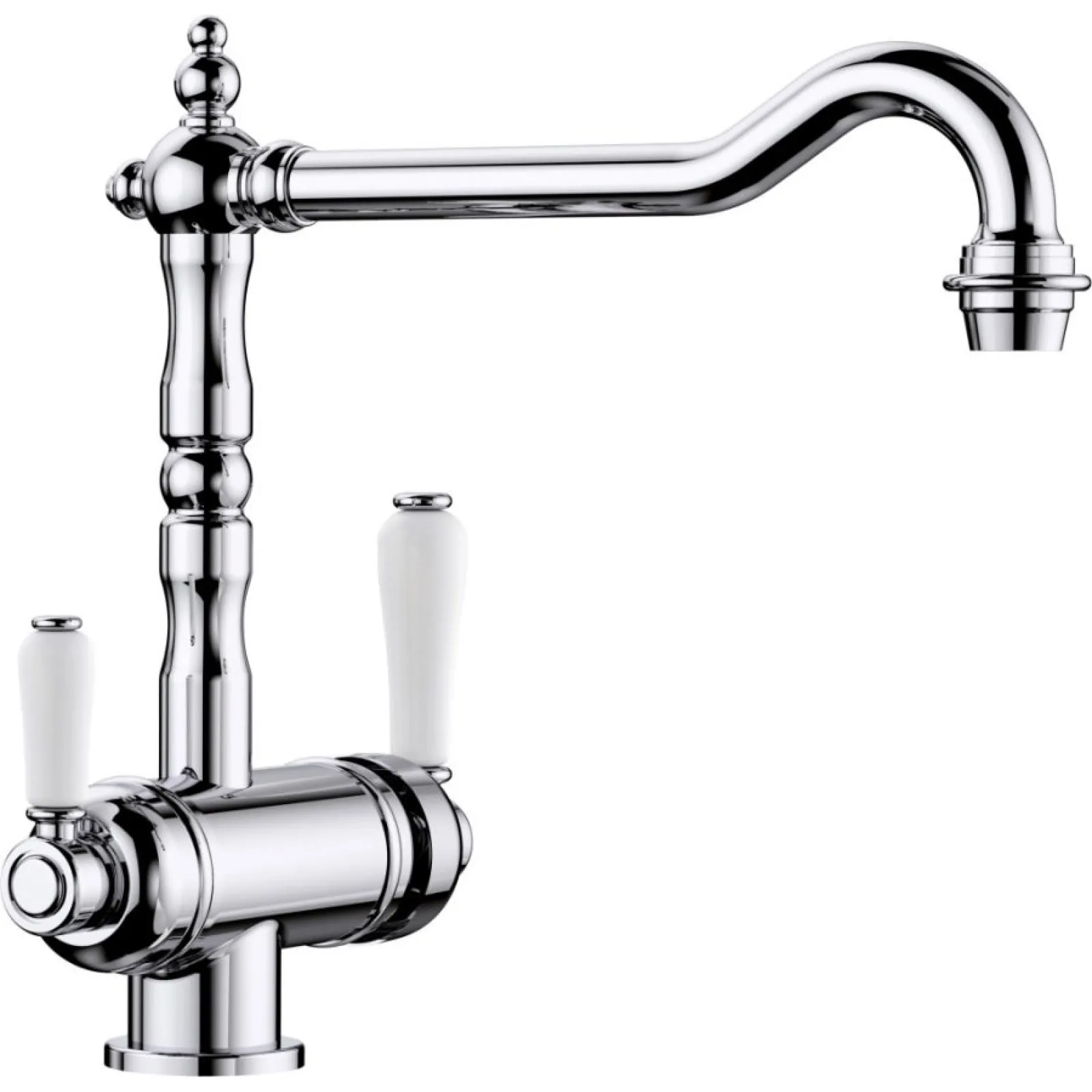 Baterie de bucătărie 3 în 1 Blanco Sora RH HP (Cromat), pentru filtru de apă, presiune înaltă