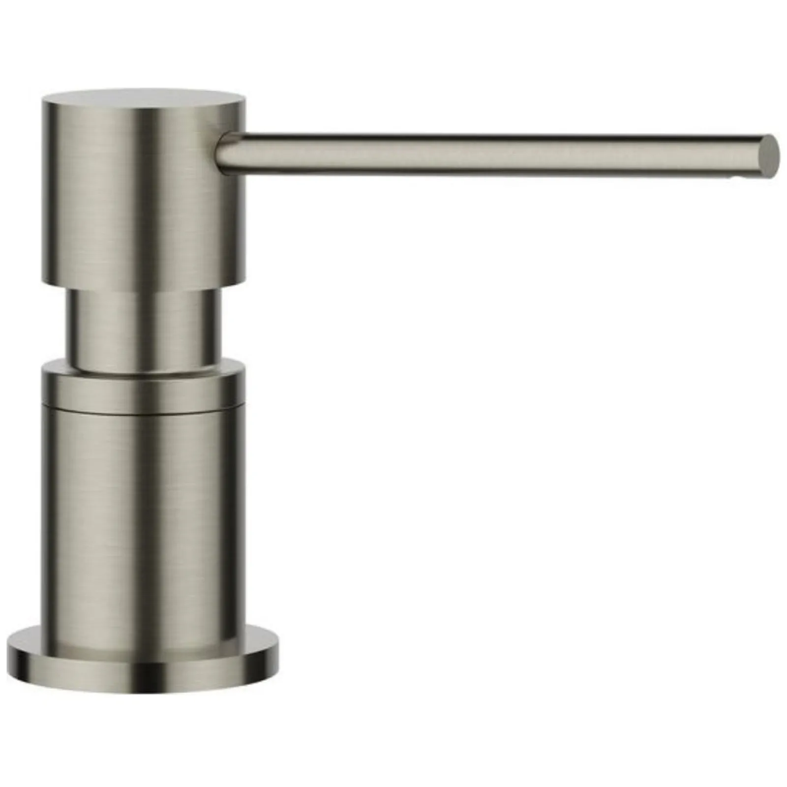 Dozator de săpun lichid încorporabil Blanco Lato (Satin Platinum), umplere pe sus