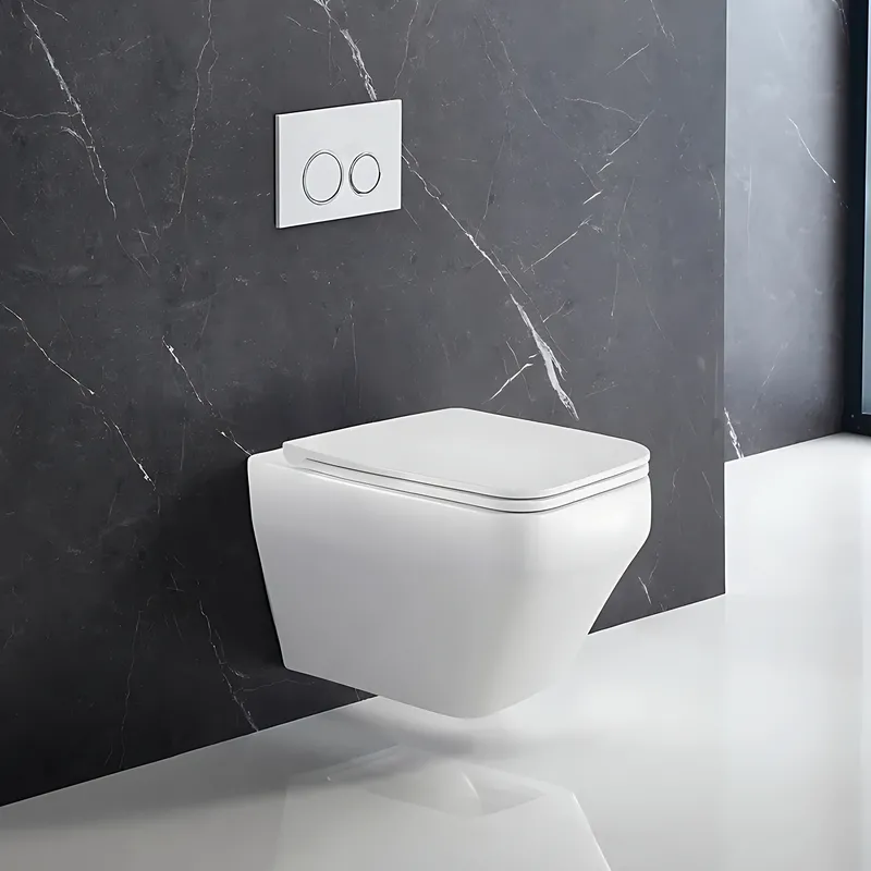 Set de instalare: Ramă pentru instalare WC Grohe Rapid SL 38840000, cu clapeta actionare inclusa + Vas WC suspendat Mixxus Premium STYLE-0301-T1 530х365х370mm cu capac Soft-Close și sistem de spălare Vortex Flush