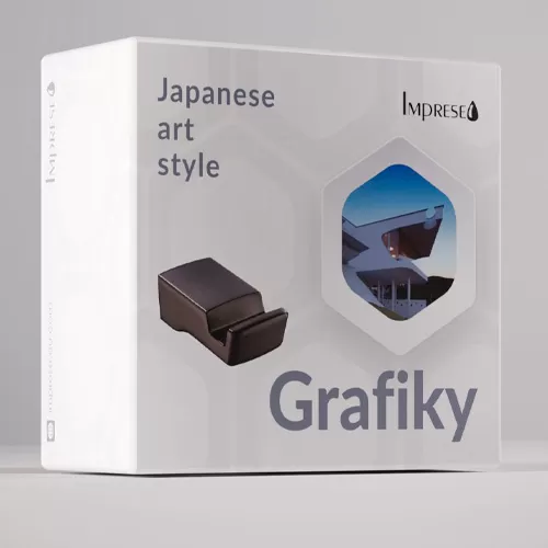 Крючок для ванной Imprese Grafiky латунь черный