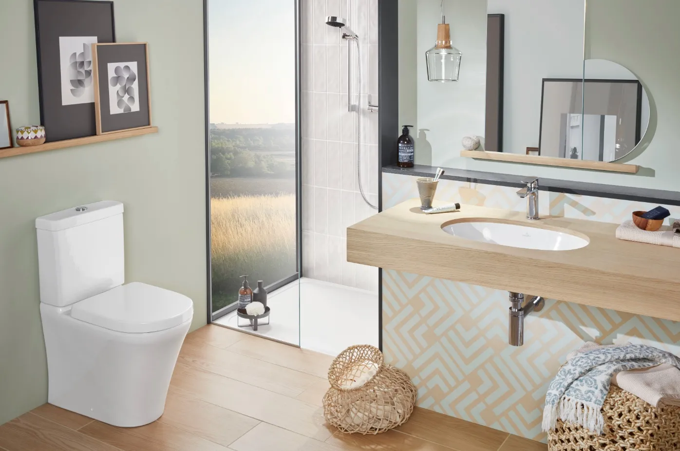 Lavoar încastrat sub blat Villeroy & Boch O.novo 580 - 370 mm, White Alpin, cu preaplin (41625001)