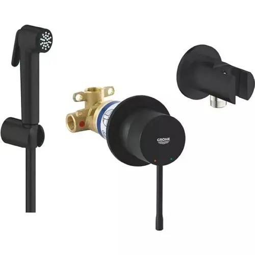 Set duș igienic Grohe Essence UA111197243, negru mat