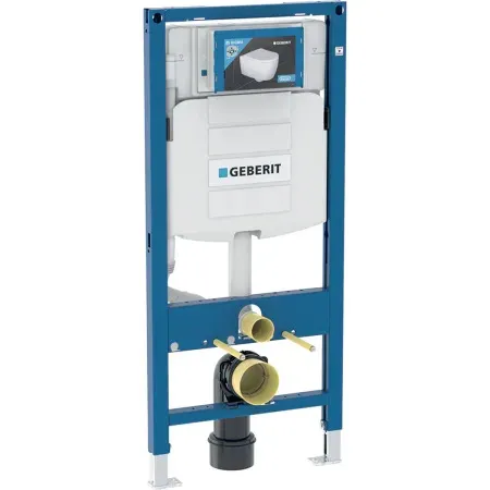 Cadru de instalare (rezervor încastrat) Geberit Duofix Delta (458.128.21.1) cu clapeta Delta21 (Crom), set 4-în-1