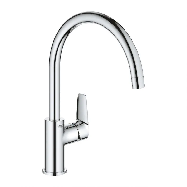 Baterie monocomandă pentru chiuvetă de bucătărie Grohe QuickFix StartEdge (30529001), crom