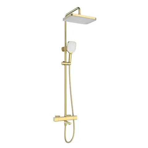 Coloană de duș Mixxus Premium VIRGO 009-J GOLD cu baterie termostatică MI6649