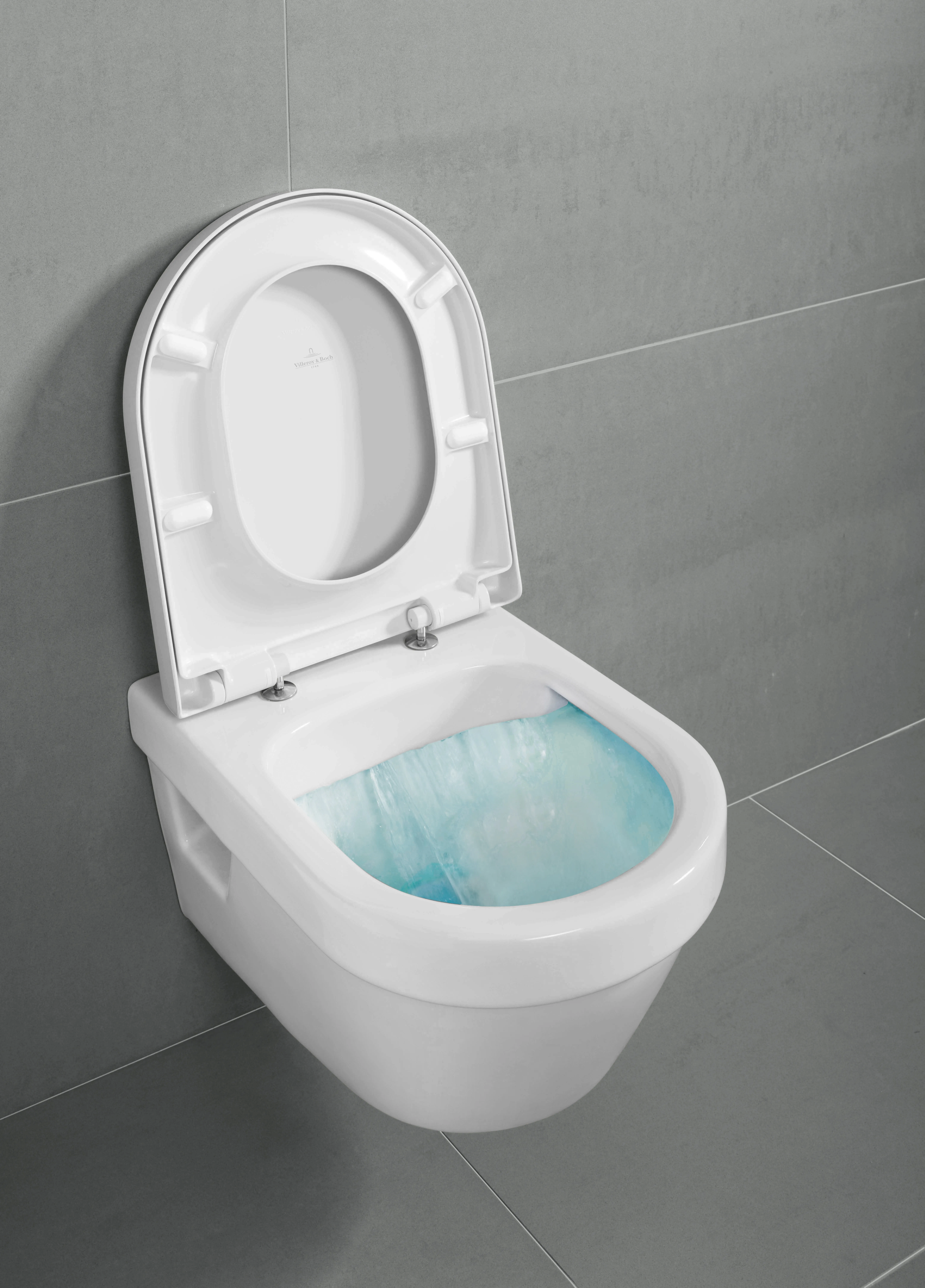 Set de instalare: Ramă pentru instalare WC Grohe Rapid SL 38772001, 50x113 cm, 6-9 L, clapeta actionare inclusa + Vas WC suspendat Villeroy&Boch Omnia Architectura DirectFlush 5684HRR1, cu capac Soft Close, tratament Ceramic Plus, alb alpin