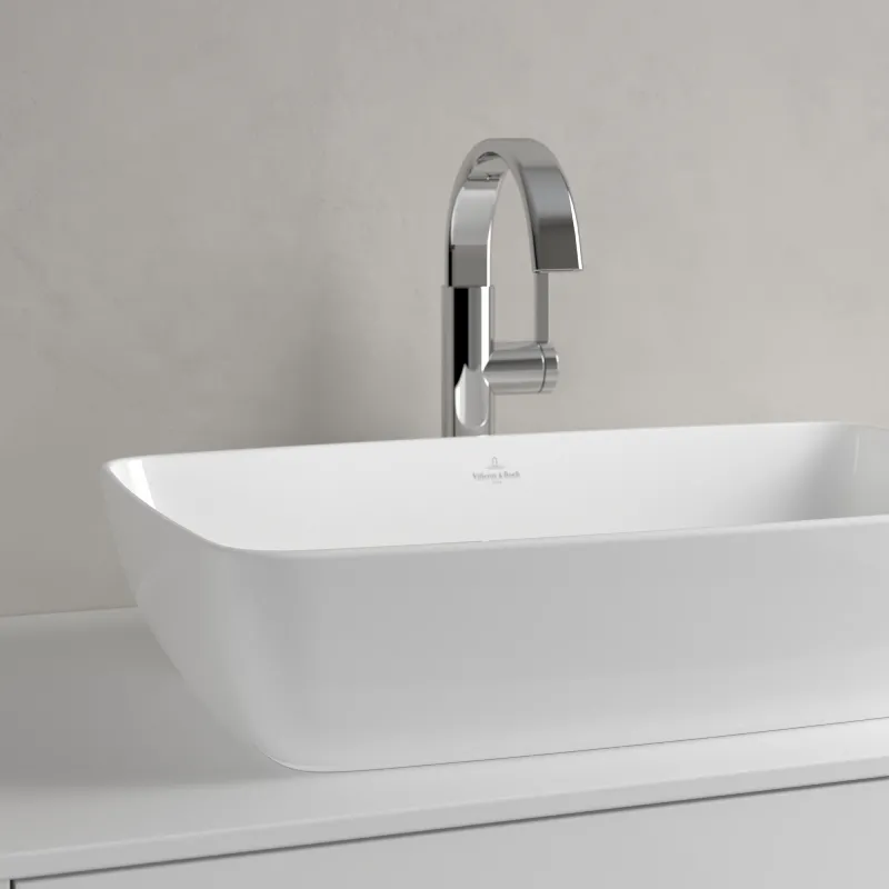 Lavoar pe blat Villeroy & Boch Artis 580 - 385 mm, White Alpin (41725801)