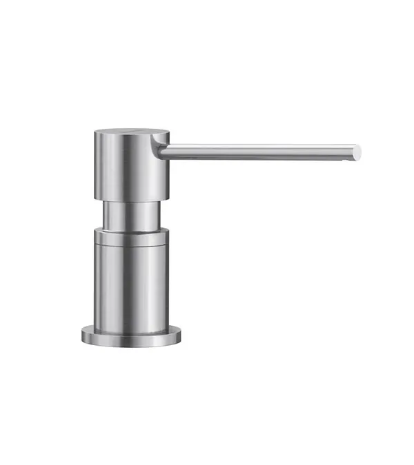 Dozator de săpun lichid încorporabil Blanco Lato (Inox / Steel Inox), umplere pe sus