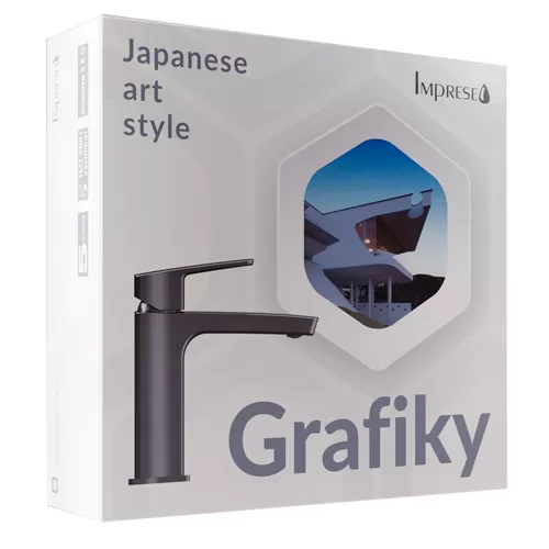 Robinet pentru bideu Imprese Grafiky, crom, 35 mm