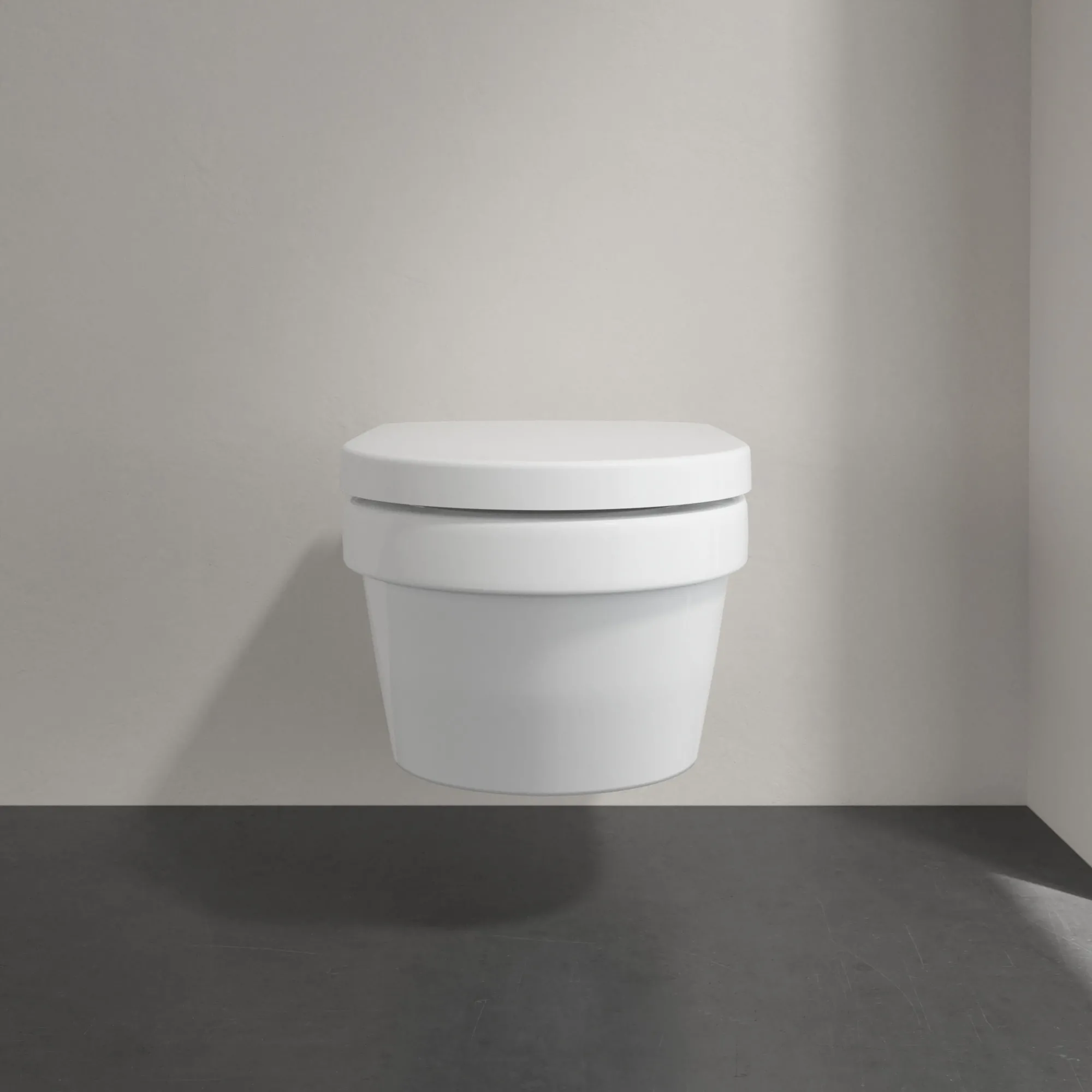 Set de instalare: Ramă pentru instalare WC Grohe Rapid SL 38772001, 50x113 cm, 6-9 L, clapeta actionare inclusa + Vas WC suspendat Villeroy&Boch Omnia Architectura DirectFlush 5684HRR1, cu capac Soft Close, tratament Ceramic Plus, alb alpin