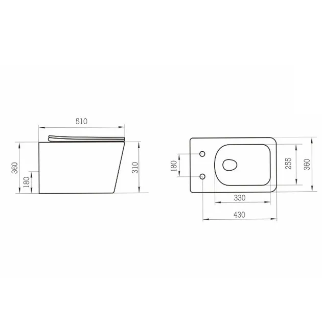 Set de instalare: Ramă pentru instalare WC Grohe Rapid SL 38772001, cu clapeta actionare inclusa + Vas WC suspendat rimless Devit Balance Square DBS71051111W cu capac Soft-Close și sistem de spălare Vortex Flush, alb lucios