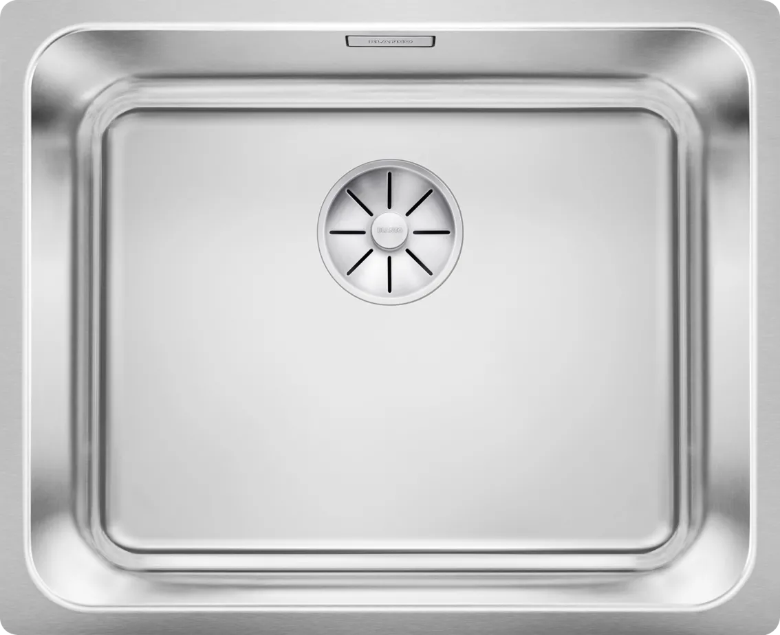 Chiuvetă de bucătărie din inox Blanco Solis 500-U (Inox), montare sub blat