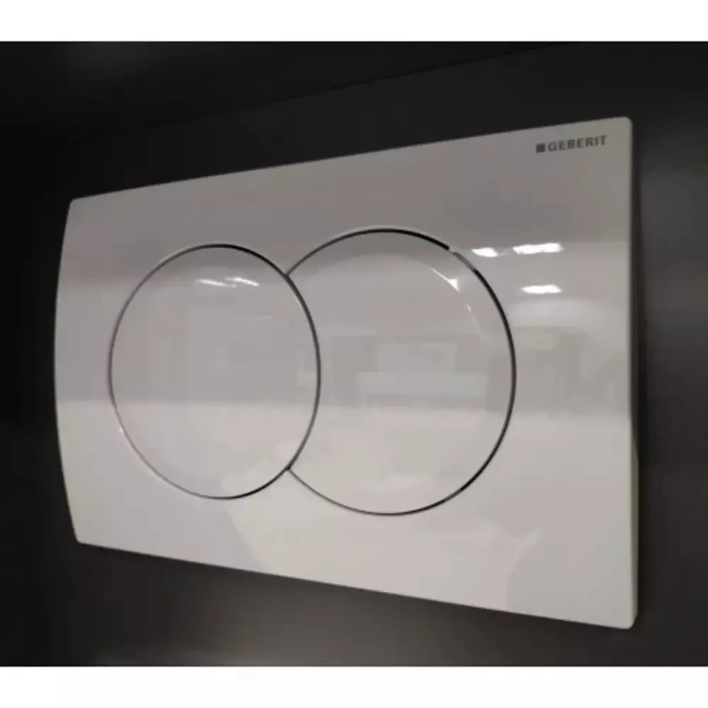 Buton de acționare Geberit Delta15  115.107.11.1 alb lucios (Alpine White)