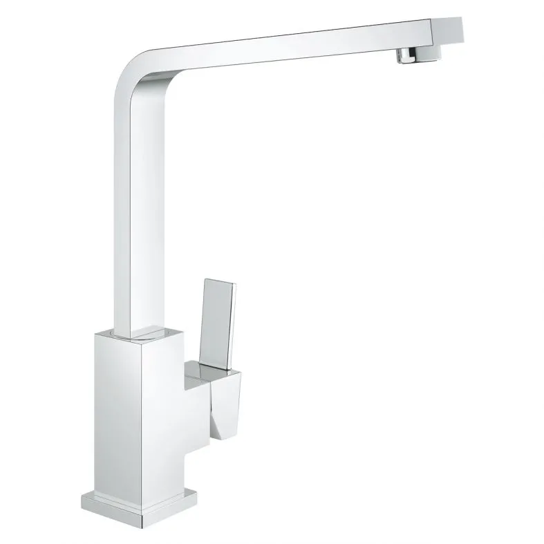 Baterie monocomandă pentru chiuvetă de bucătărie Grohe Sail Cube (31393000) cu pipă înaltă, crom