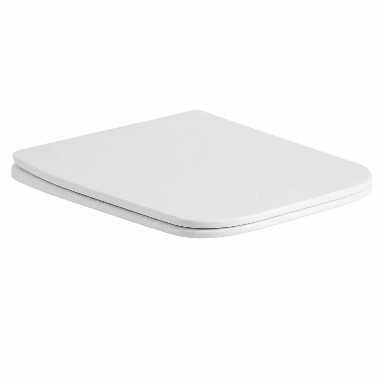 Set de instalare: Ramă pentru instalare WC Geberit Duofix 458.103.00.2 + Vas WC suspendat rimless Devit Balance Square DBS71051111W cu capac Soft-Close și sistem de spălare Vortex Flush, alb lucios