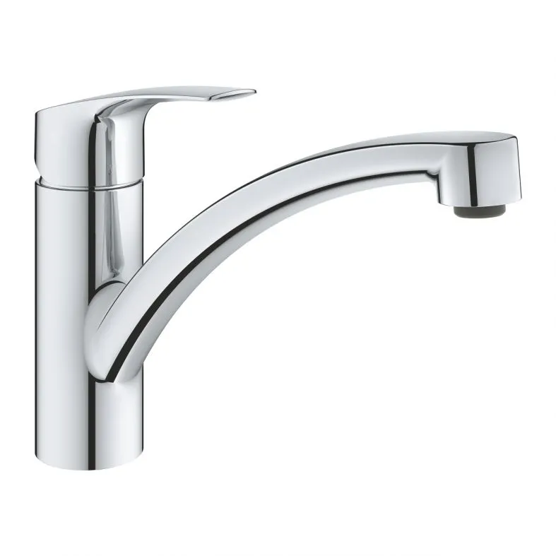 Baterie monocomandă pentru chiuvetă de bucătărie Grohe Eurosmart (33281003) cu pipă pivotantă, crom