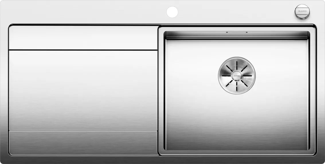 Кухонная мойка нержавеющая сталь Blanco Divon II 5S-IF, с крылом, плоский кант