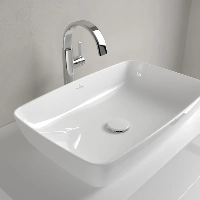 Lavoar pe blat Villeroy & Boch Artis 580 - 385 mm, White Alpin (41725801)