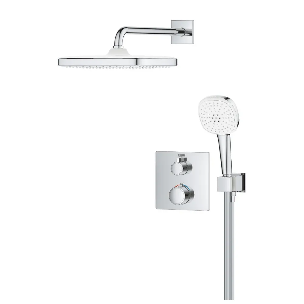 Sistem de duș încastrat GROHE Grohtherm Tempesta 250 Cube – 1039950000