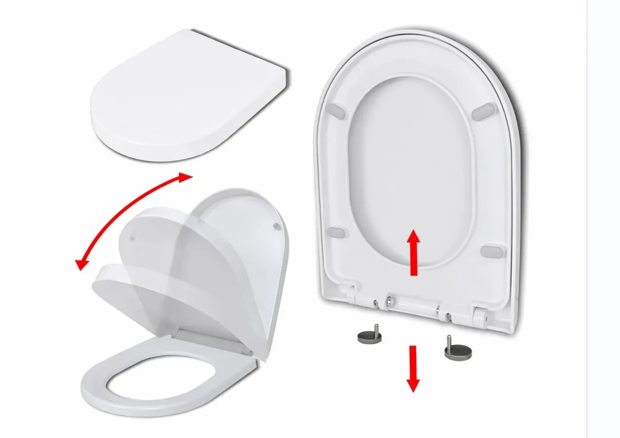 Set de instalare: Ramă pentru instalare WC Grohe Rapid SL 38772001, clapeta actionare inclusa + Vas WC suspendat Devit Flow  495x365x365 mm cu capac Soft-Close Vortex Flush   alb lucios  DFL0460111W