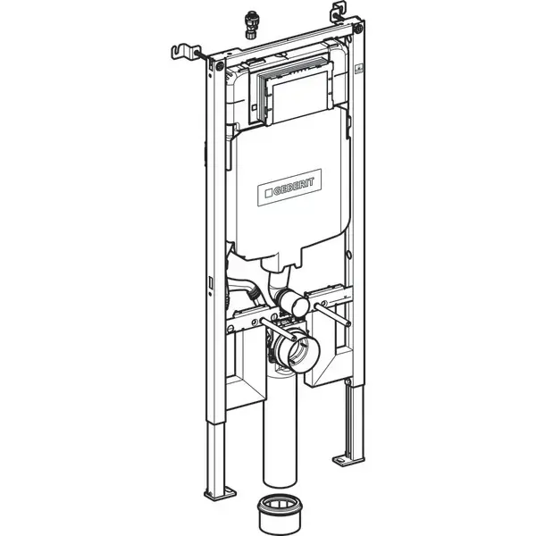 Instalarea Geberit Duofix (grosimea 8 cm)