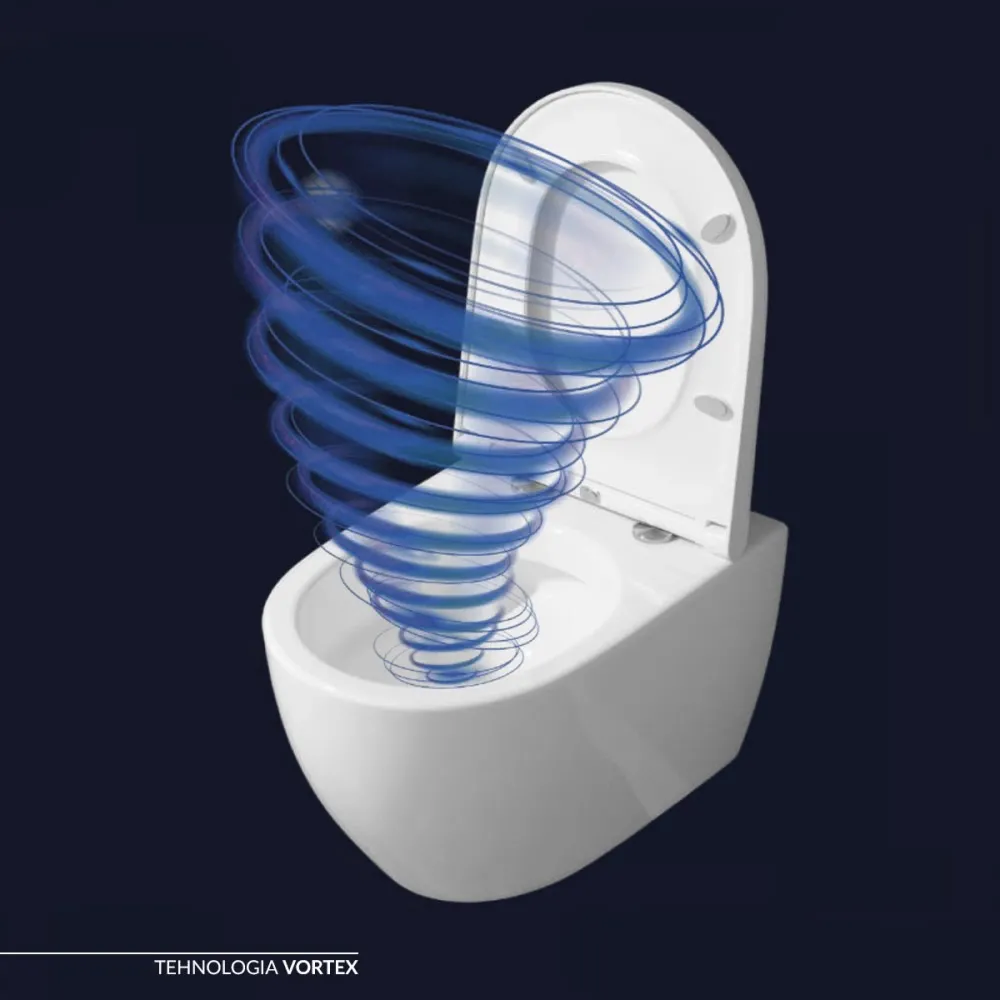 Set de instalare: Ramă pentru instalare WC Geberit Duofix 458.103.00.2 ( cu clapetă de acționare ) + Vas WC suspendat Mixxus Premium STYLE-0301-T1 530х365х370mm cu capac Soft-Close și sistem de spălare Vortex Flush