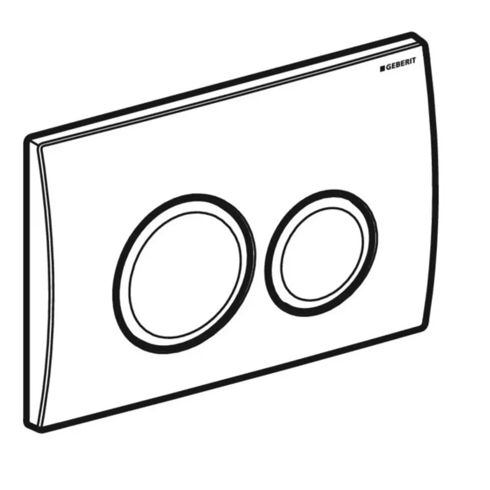 Buton de acționare Geberit Delta20  115.127.46.1 crom mat