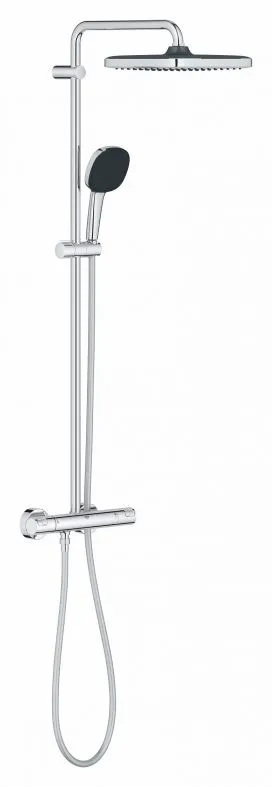 Душевая система с термостатом Grohe Vitalio Comfort 250 (26696001), настенная, хромированная